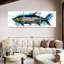 Ensemble de 3 poissons sur toile Tarpon-2045012160