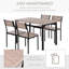 Ensemble repas pour quatre personnes