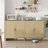 Rattan Buffet Cabinet with Storage,Adjustable Shelves-1708656114