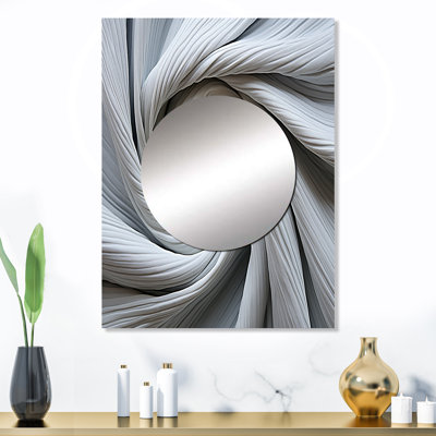 Naesha Grey Spiraling fractal sprial I - Abstract Spirals