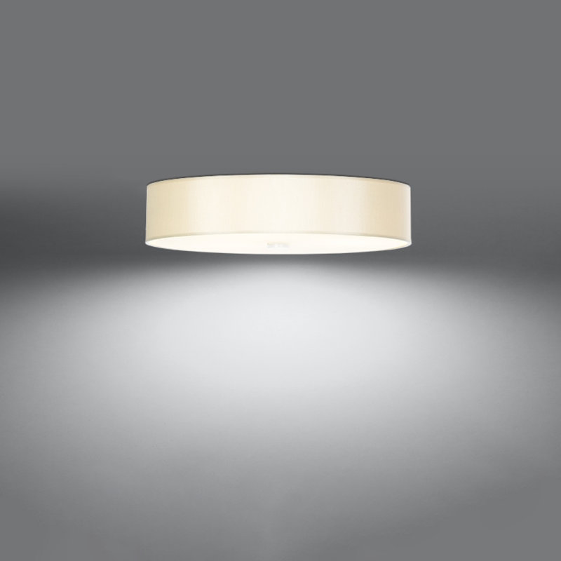 Skala Semi Flush Mount, 15cm H x 60cm W x 60cm D, White