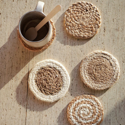 Round 4 Piece Coaster Set