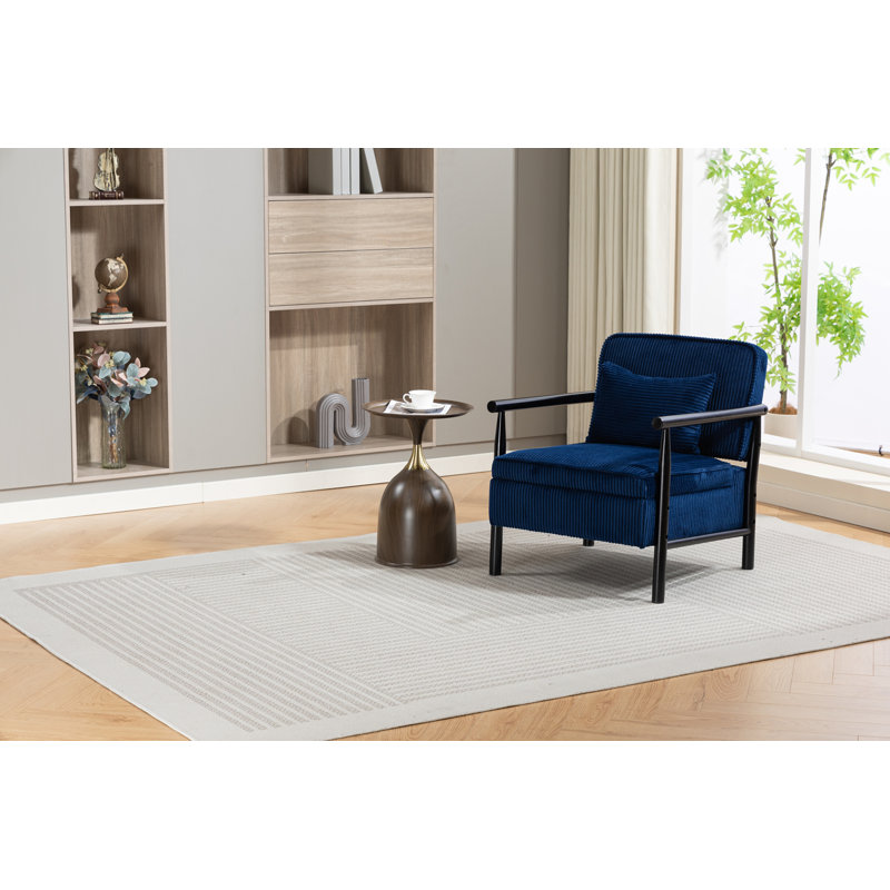 Chaise d'appoint Mid Mid Century, Bleu