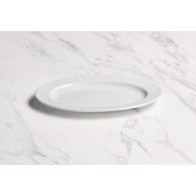 Plateau ovale en porcelaine de qualité supérieure ECLIPSE 