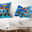 Coussin lombaire en bateau seascape