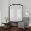 Miroir de plancher Brookings - noir-131187180