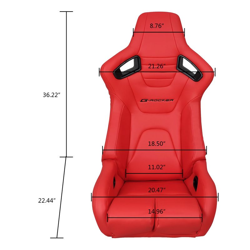 Fauteuil de jeu inclinable et ergonomique Inbox Zero