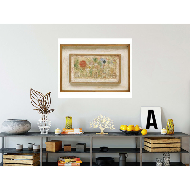 «Small Landscape with Garden Gate» par Paul Klee - Impression giclée, H 32 po x l 40 po