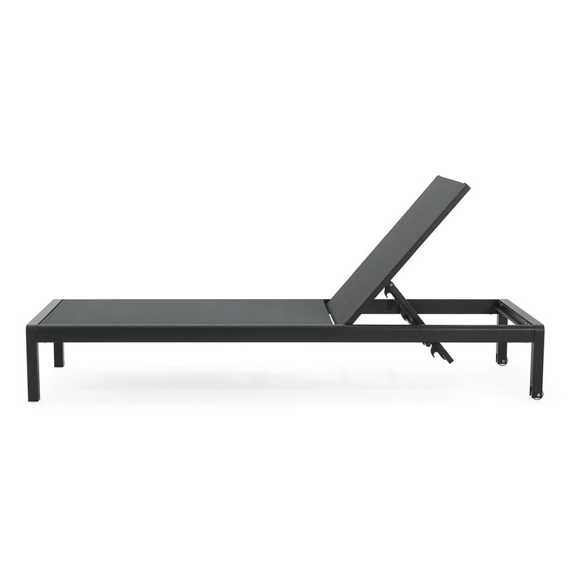 CAPE CORAL KD CHAISE LOUNGE BLK, Gray
