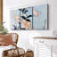 «Lilies 1830», 3 pièces sur toile-98562461
