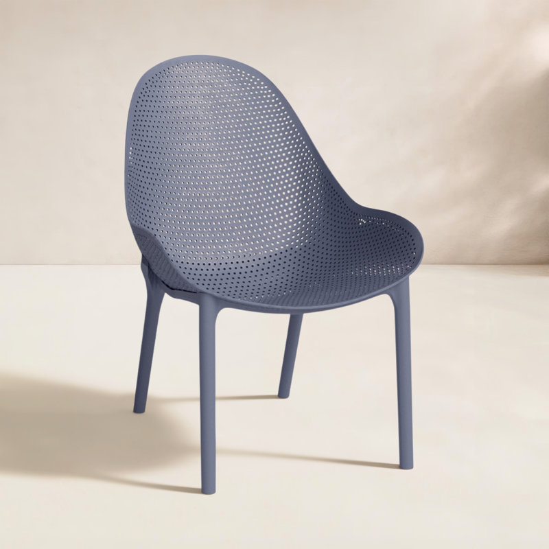 Chaise de patio Farrah, Gris foncé