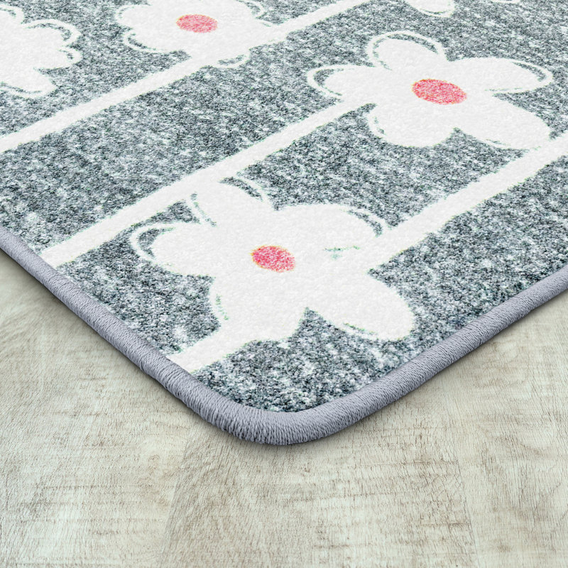 Tapis Big Blooms par Joy Carpets, Rectangle 3 pi 10 po x 5 pi 4 po
