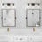 Montford 3-Light 6.25” Wide 2-Tone Vanity Light