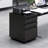 [Installation Required] 3-Drawer Mobile Filing Cabinet With Lock, Office Storage Filing Cabinet Of Legal/Letter Size, Metal Filing Cabinet To Be Installation Required