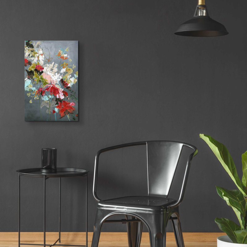 «Abstract Floral 2» par Design Fabrikken - impression sans cadre, L 16 po x H 24 po