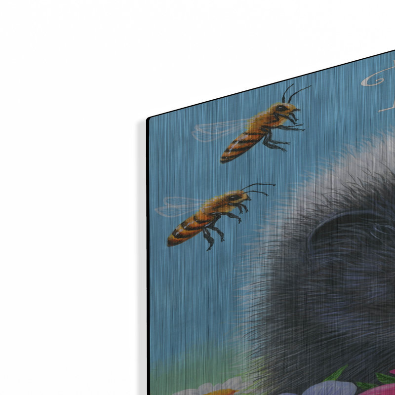 «Bee Happy 2» par Bridget Voth, H 36 po x l 24 po