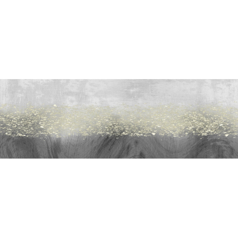 Glitter Swirl III - reproduction d'art sur toile tendue, H 5 po x l 15 po x p 0,1 po