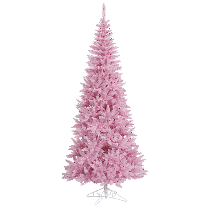 Pink Fir Christmas Tree, 5.5' H x 30" W