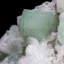 Agrim cubique apophyllite avec stilbite