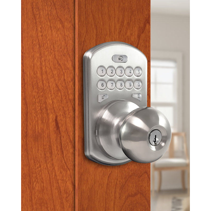 Keypad, Satin Nickel