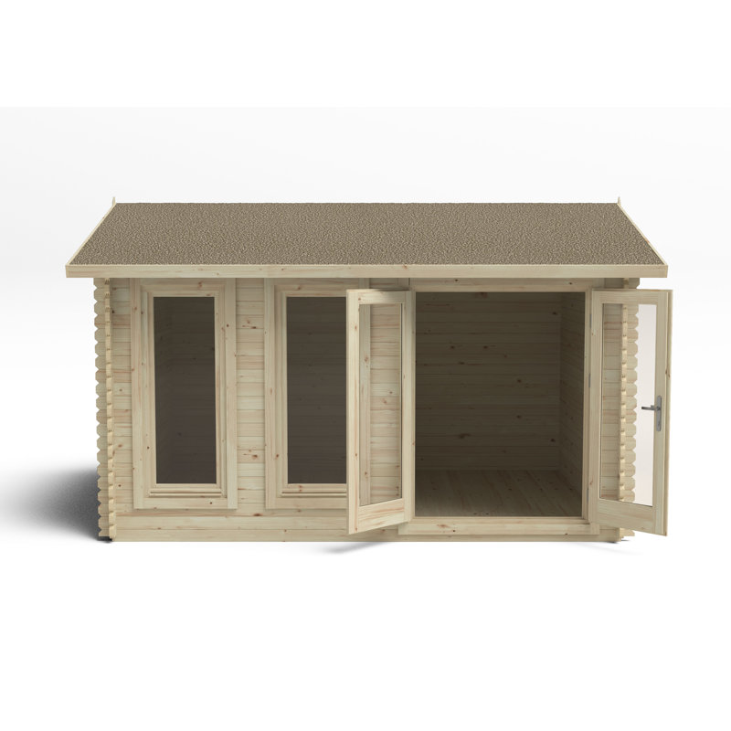 Chiltern 13 x 11 Ft. Tongue & Groove Log Cabin, No