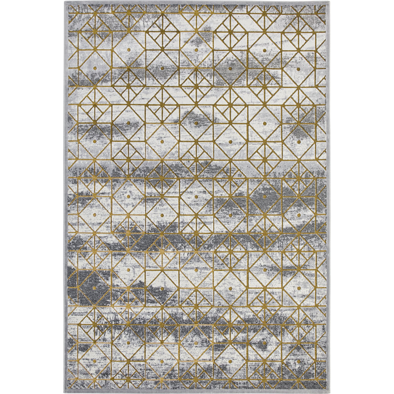 Oaklee Geometric Area Rug, Rectangle 160 x 235cm