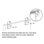 Front Closet Door Roller with 1/4 in. Offset and 7/8 in. Nylon Wheel (Pack of 2)