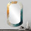 Minimalism Meditation - Abstract Painting Modern Asymmetrical Decorative Wall Mirror-107247764