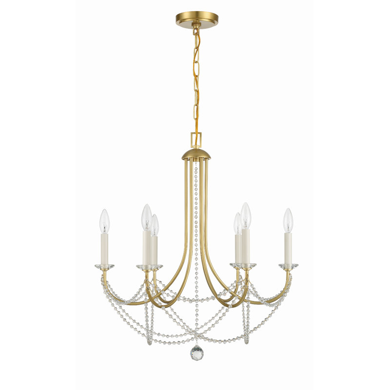 Paradiso 6 - Light Dimmable Classic / Traditional Chandelier, Black