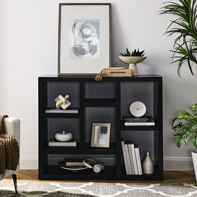 Open Wooden Open Shelf Bookcase