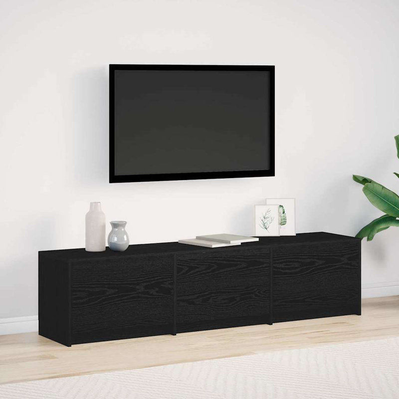 Unfinished TV Stand, Black Oak, 40cm H x 162.5cm L x 34cm W