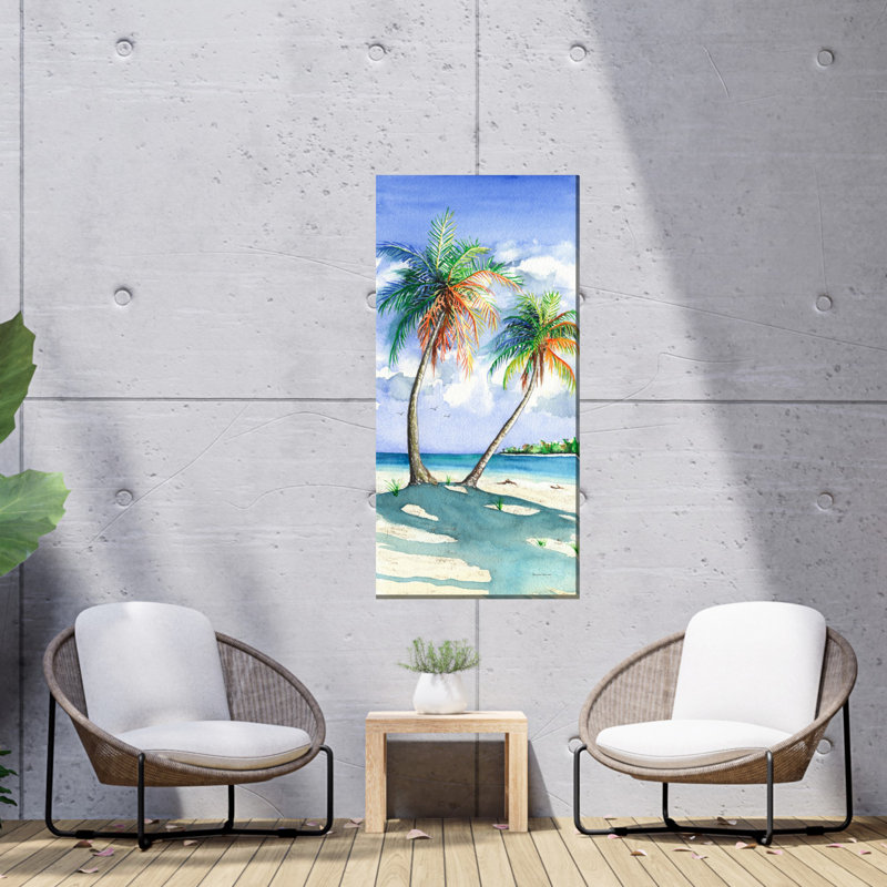 Art mural sur toile Palm Shadows