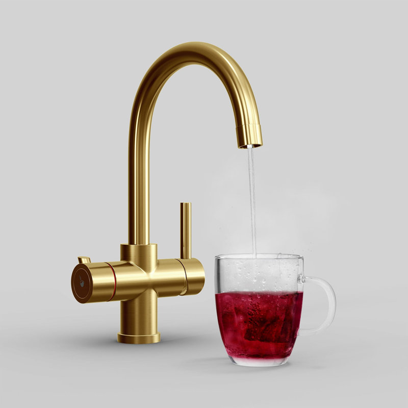 Fohen Touch Kitchen Faucet, Brushed Gold