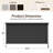 6'×6' Cordless Outdoor Roller Shade, Patio Sun Shade with 420GSM Upgraded Fabric for 95% UV Blockout, Weather-Resistant Blinds for Indoor & Outdoor Use-150235633-150235645