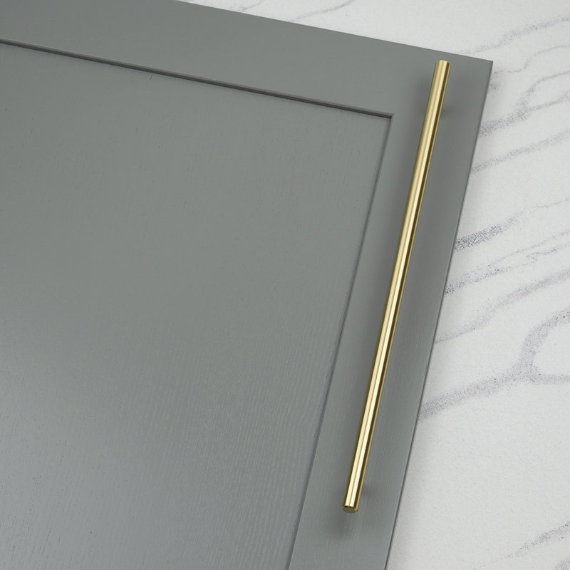 Brushed Brass T-Bar Handles, 320mm