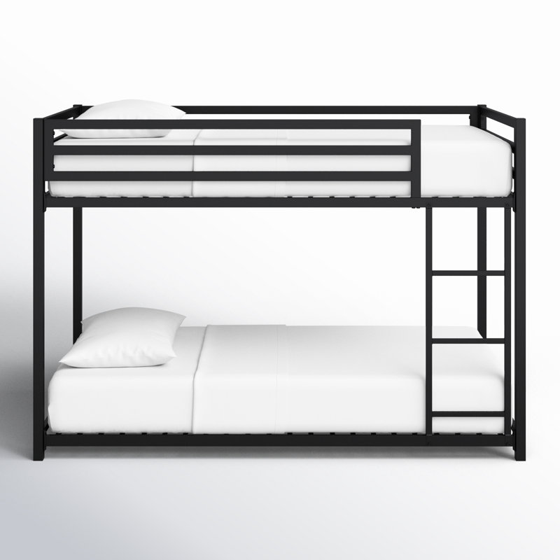 Kutcher Iron Standard Bunk Bed by Isabelle & Max™, Black