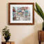 Café pittoresque - peinture encadrée-340469612-340469613