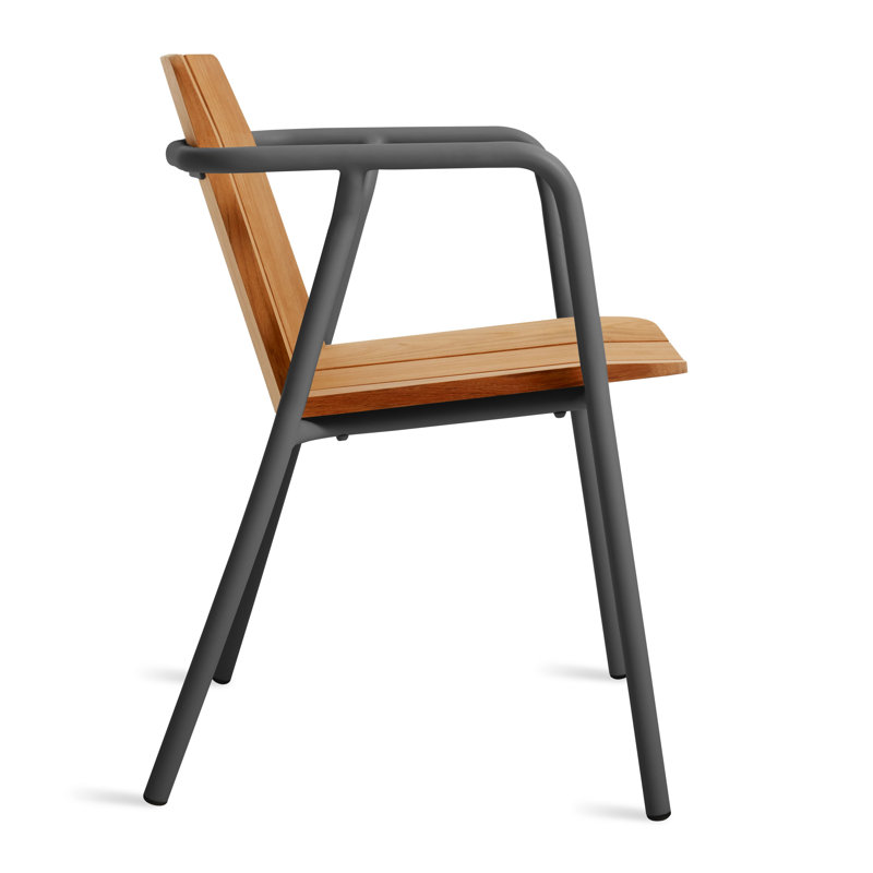 Offline Outdoor Dining Armchair, Carbon