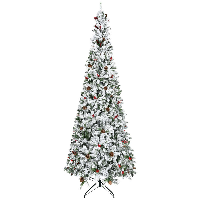 Arbre de Noël artificiel enneigé, 9'