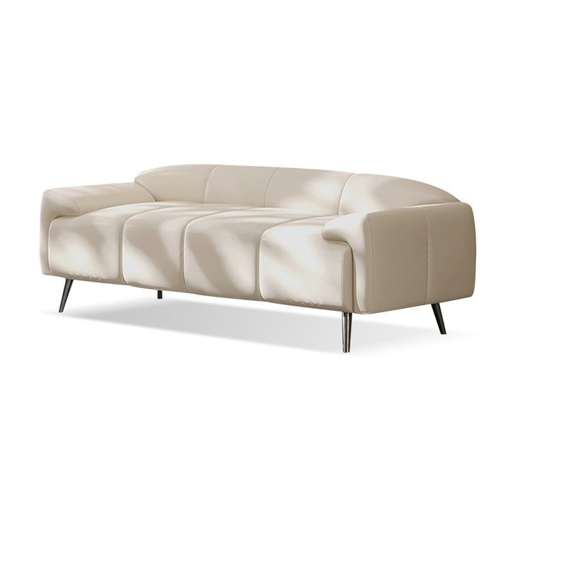 Banc avec revêtement, H 25,59 po x l 59,06 po x P 19,69 po, Beige
