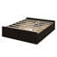 Base de lit plateforme en bois avec support en lattes de bois et 6 tiroirs-245440056