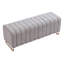 Banc rembourré en polyester Pender