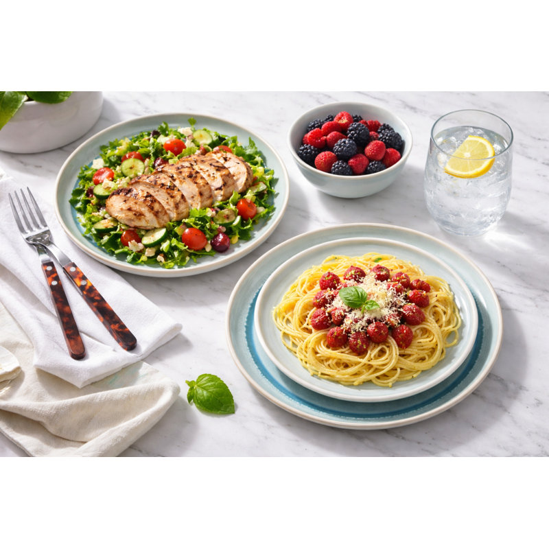 Stoneware Dinnerware - Service for 4