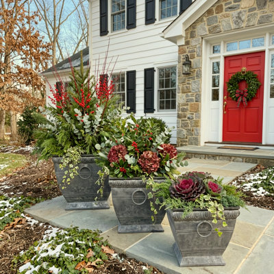 Bramhall Square Urn Planters, Set of 3