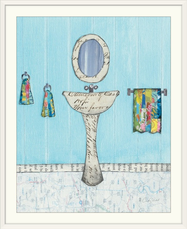 «find your way i’courtney prahl, impression, H 38 po x l 32 po x P 1 po, Cadre blanc