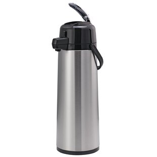 MegaChef 3L Stainless Steel Airpot, Hot Water Dispenser for Coffee and Tea