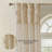 BCBGMAXAZRIA Dixie 37 in. W  x 84 in. L Sheer Window Curtains Panel 