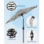 9FT Outdoor Patio Umbrella, 8 Sturdy Ribs-1535249370