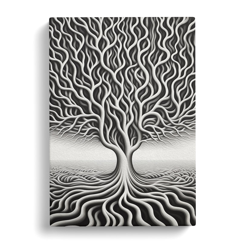 Tree - Print, 60cm H x 40cm W x 3cm D