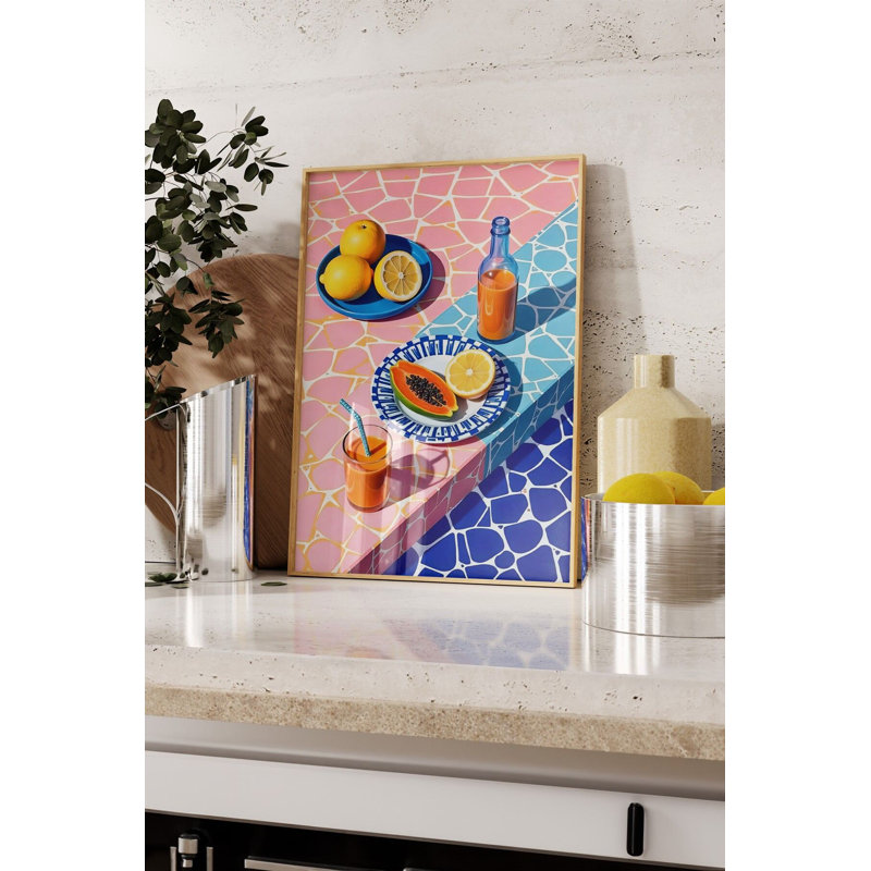 Peinture décorative encadrée